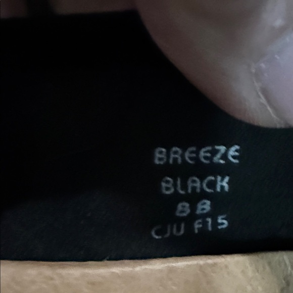 Earth Black Laser-Cut Suede Ballet Flats - Picture 4 of 5